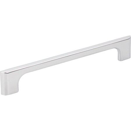 Jeffrey Alexander 160 mm Center-to-Center Polished Chrome Asymmetrical Leyton Cabinet Pull 286-160PC